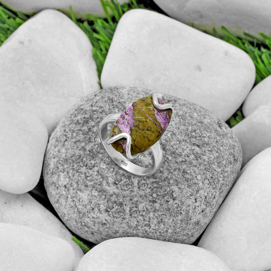 Natural Purpurite - South Africa Ring size-7.5 R-1479 SDR174377