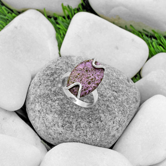 Natural Purpurite - South Africa Ring size-7.5 R-1479 SDR174392