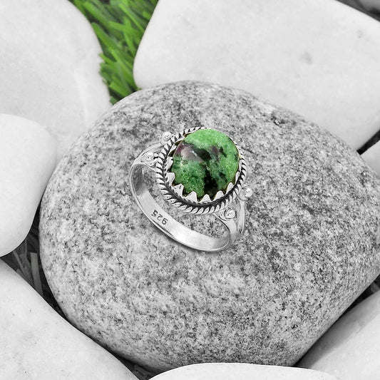 Natural Ruby-Zoisite - Africa Ring size-7.5 R-1474 SDR174826