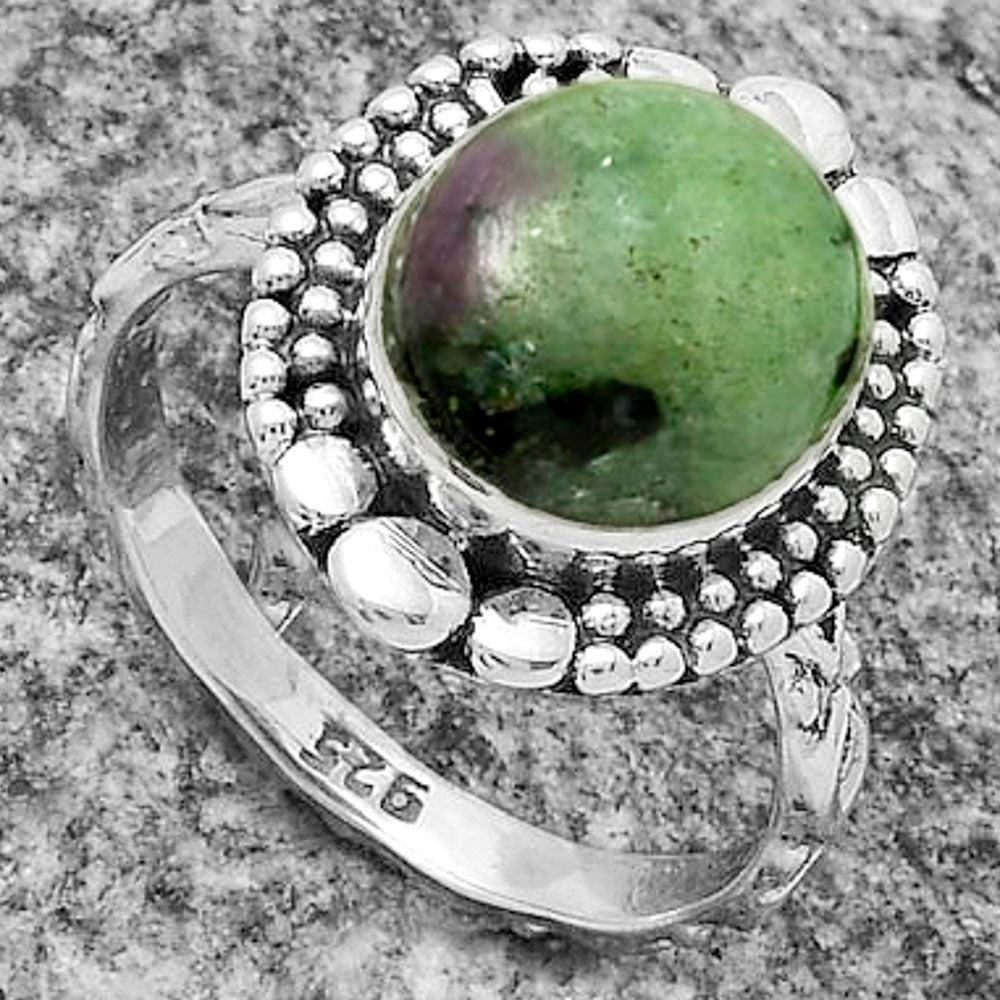 Natural Ruby-Zoisite - Africa Ring size-8 R-1154 SDR174889