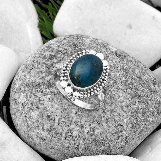 Natural Shattuckite - USA Ring size-8.5 R-1154 SDR174893