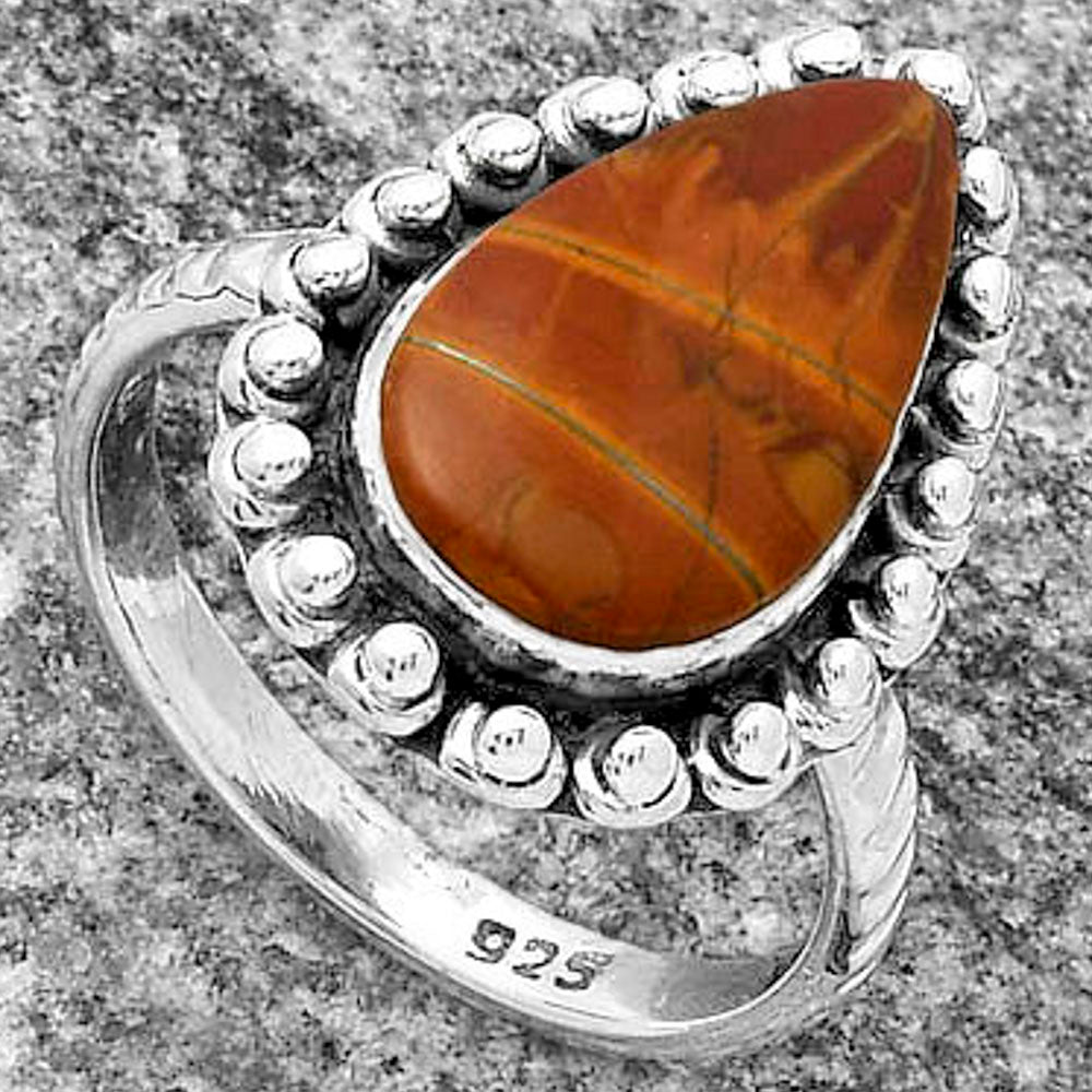 Natural Noreena Jasper Ring size-7.5 R-1124 SDR175038