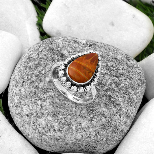 Natural Noreena Jasper Ring size-7.5 R-1124 SDR175038