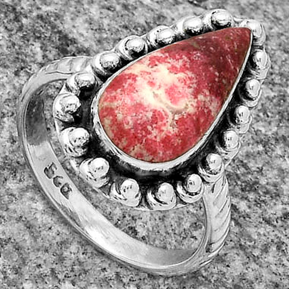 Natural Pink Thulite - Norway Ring size-7 R-1124 SDR175043
