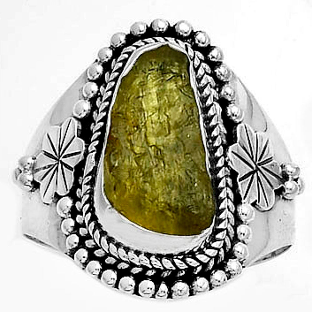 Natural Rare Kornerupine Rough Ring size-8 R-1424 SDR175388