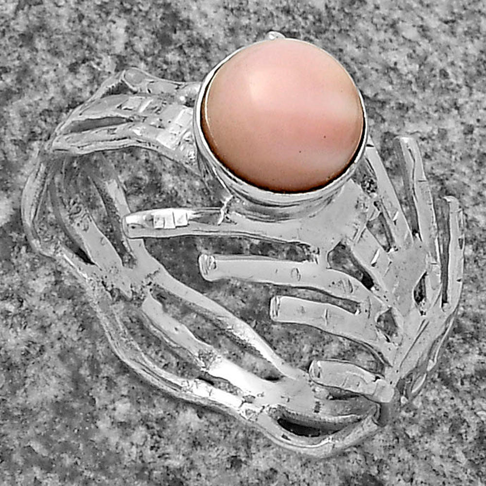 Natural Pink Opal - Australia Ring size-8 R-1401 SDR175449