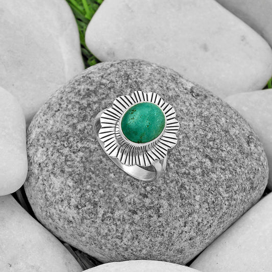 Natural Paraiba Amazonite Ring size-7 R-1086 SDR175600