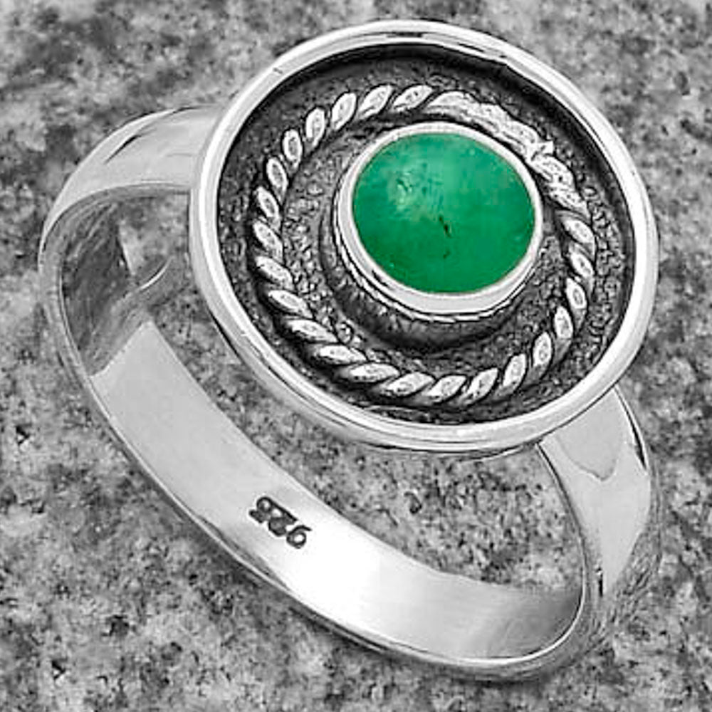 Natural Paraiba Amazonite Ring size-8 R-1439 SDR175700