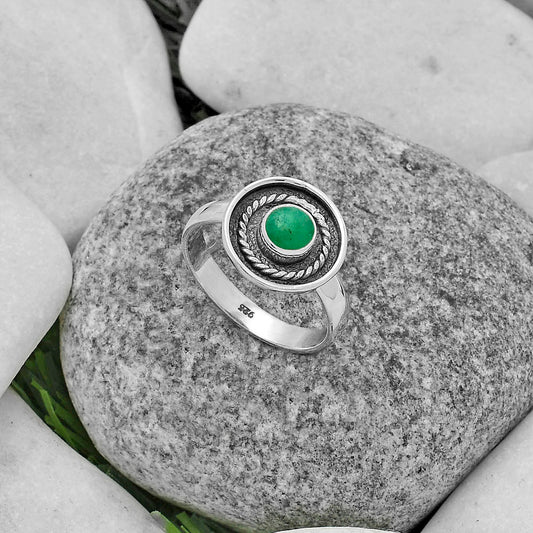 Natural Paraiba Amazonite Ring size-8 R-1439 SDR175700