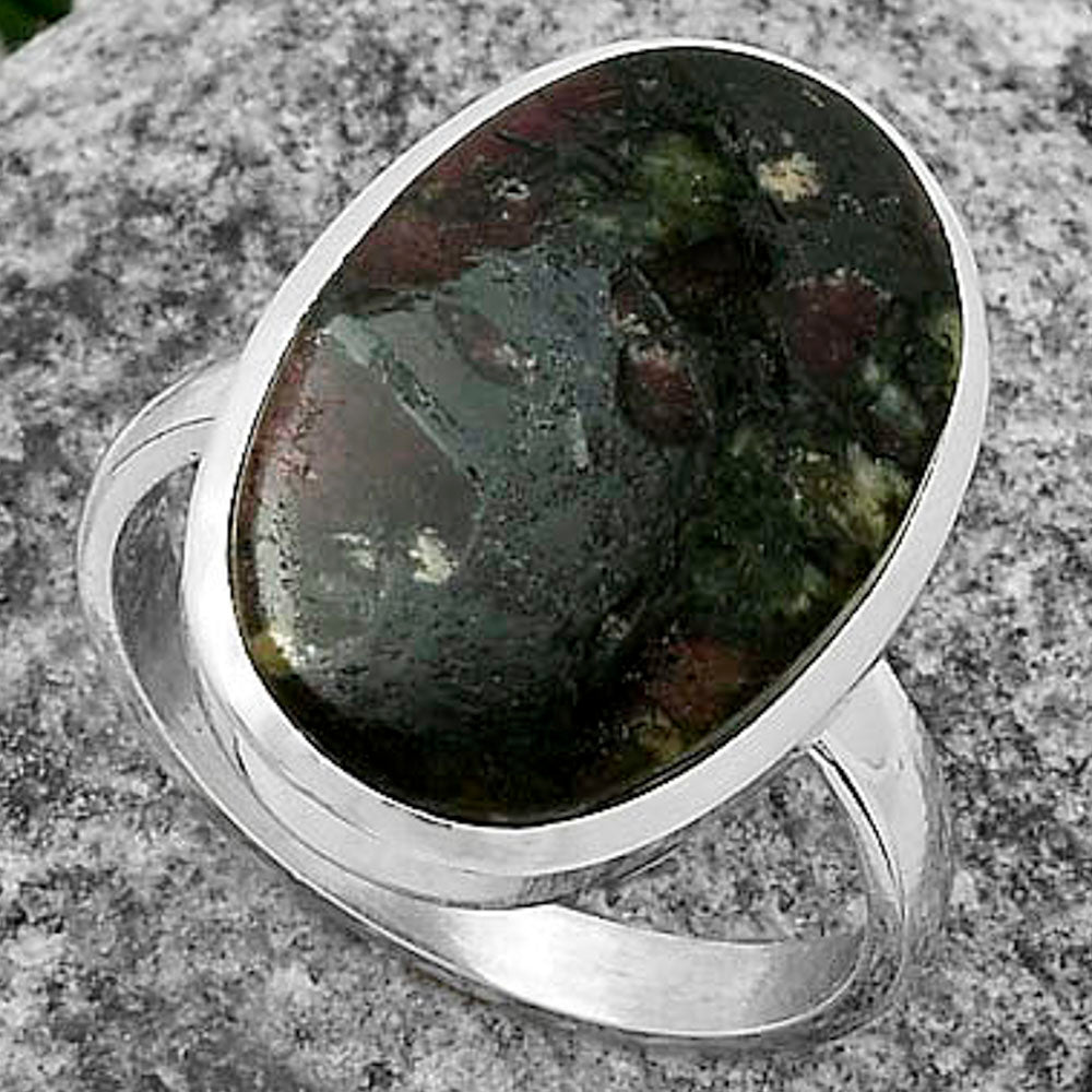 Natural Russian Eudialyte Ring size-8.5 R-1004 SDR175922