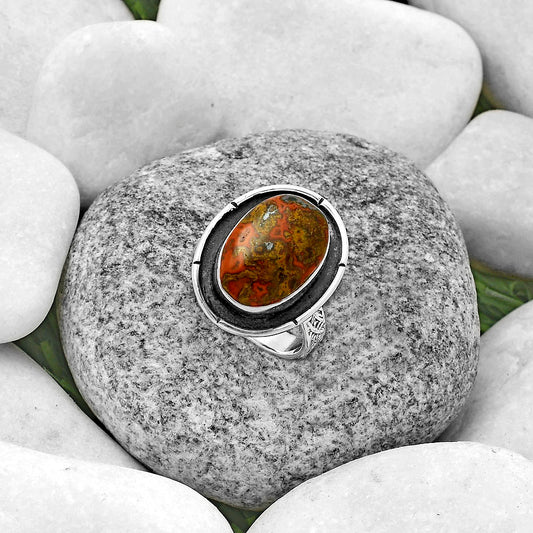 Natural Rare Cady Mountain Agate Ring size-6.5 R-1688 SDR176720