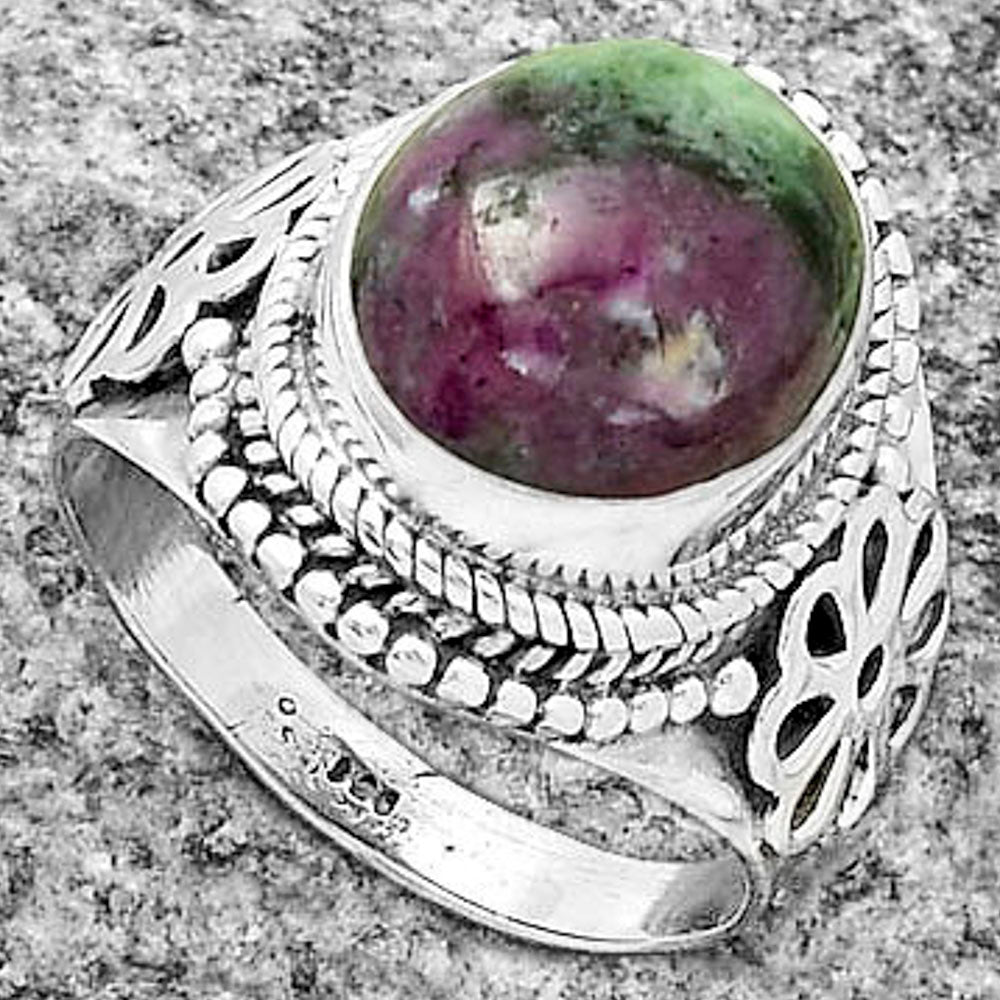 Natural Ruby-Zoisite - Africa Ring size-6 R-1541 SDR176767