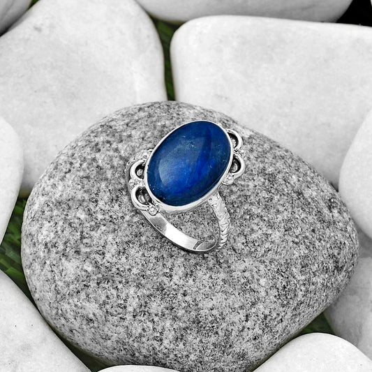 Blue Fire Labradorite - Madagascar Ring size-8.5 R-1103 SDR176833