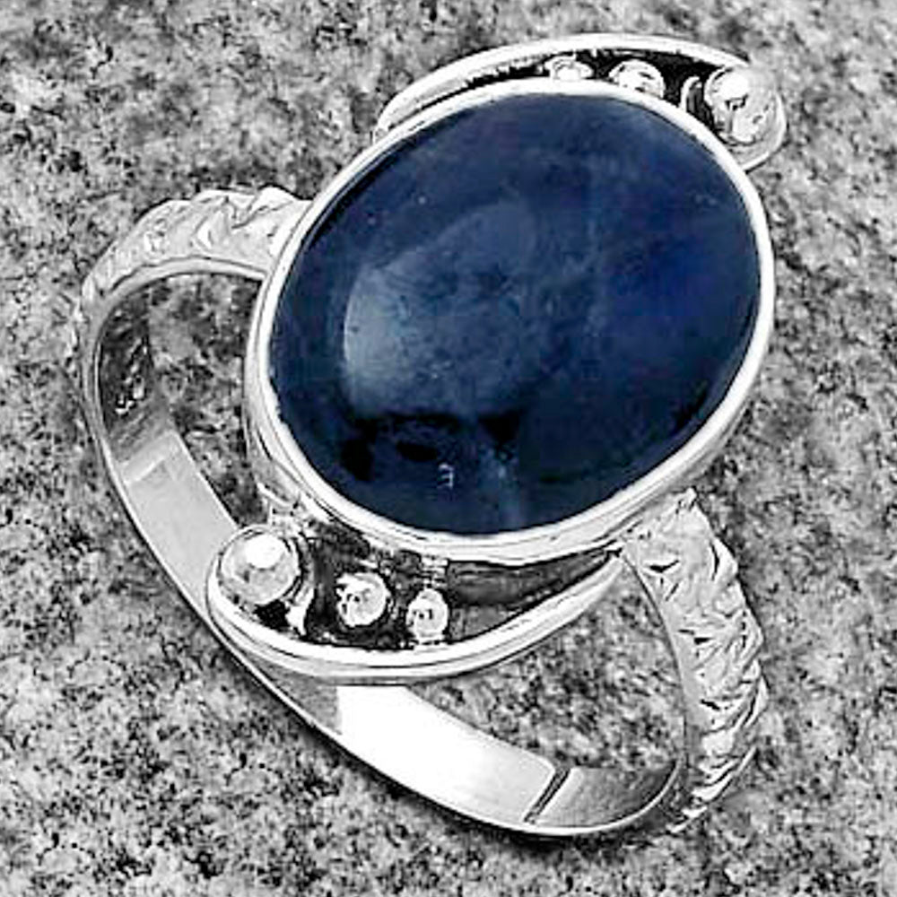 Blue Fire Labradorite - Madagascar Ring size-7 R-1160 SDR176873