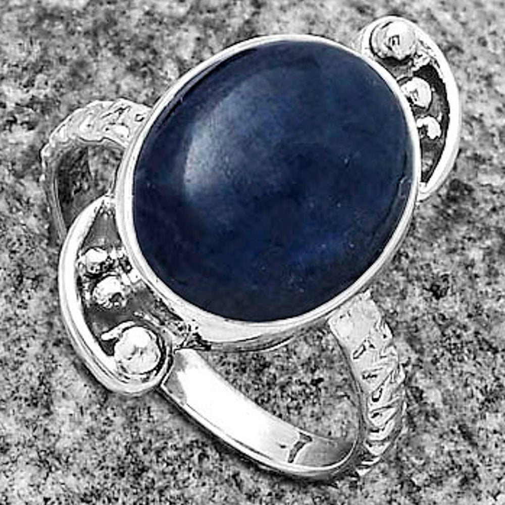 Blue Fire Labradorite - Madagascar Ring size-7 R-1160 SDR176887