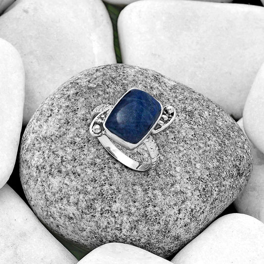 Blue Fire Labradorite - Madagascar Ring size-7 R-1160 SDR176891