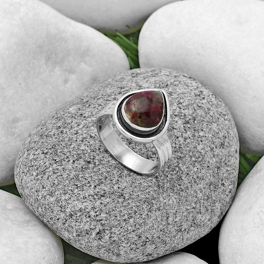 Natural Tourmaline Quartz Ring size-7 R-1468 SDR178768