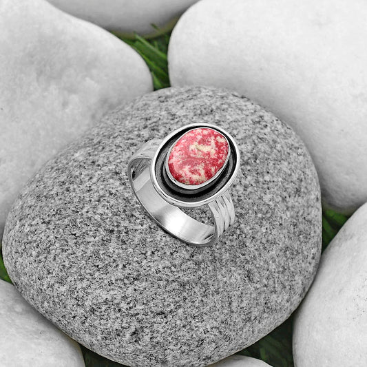 Natural Pink Thulite - Norway Ring size-7 R-1468 SDR178801