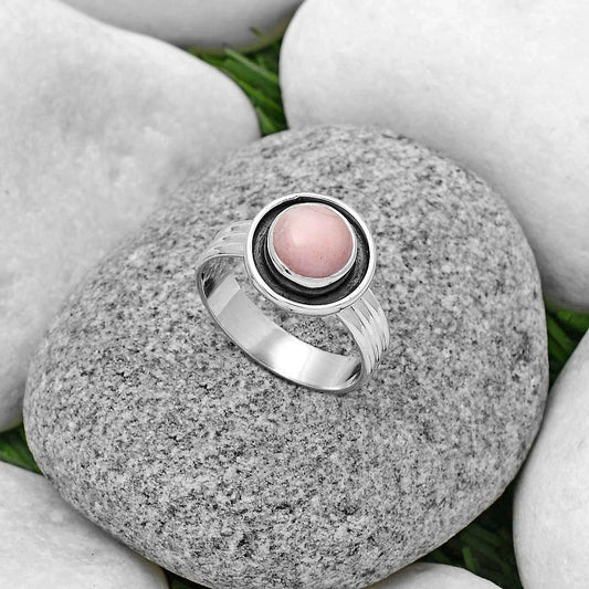 Natural Pink Opal - Australia Ring size-8 R-1468 SDR178812