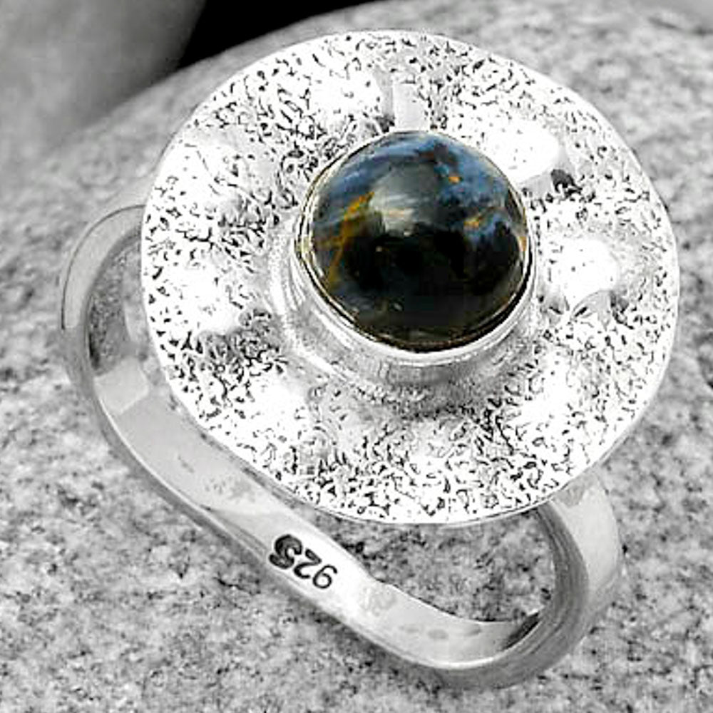 Natural Pietersite - Namibia Ring size-8 R-1531 SDR179112