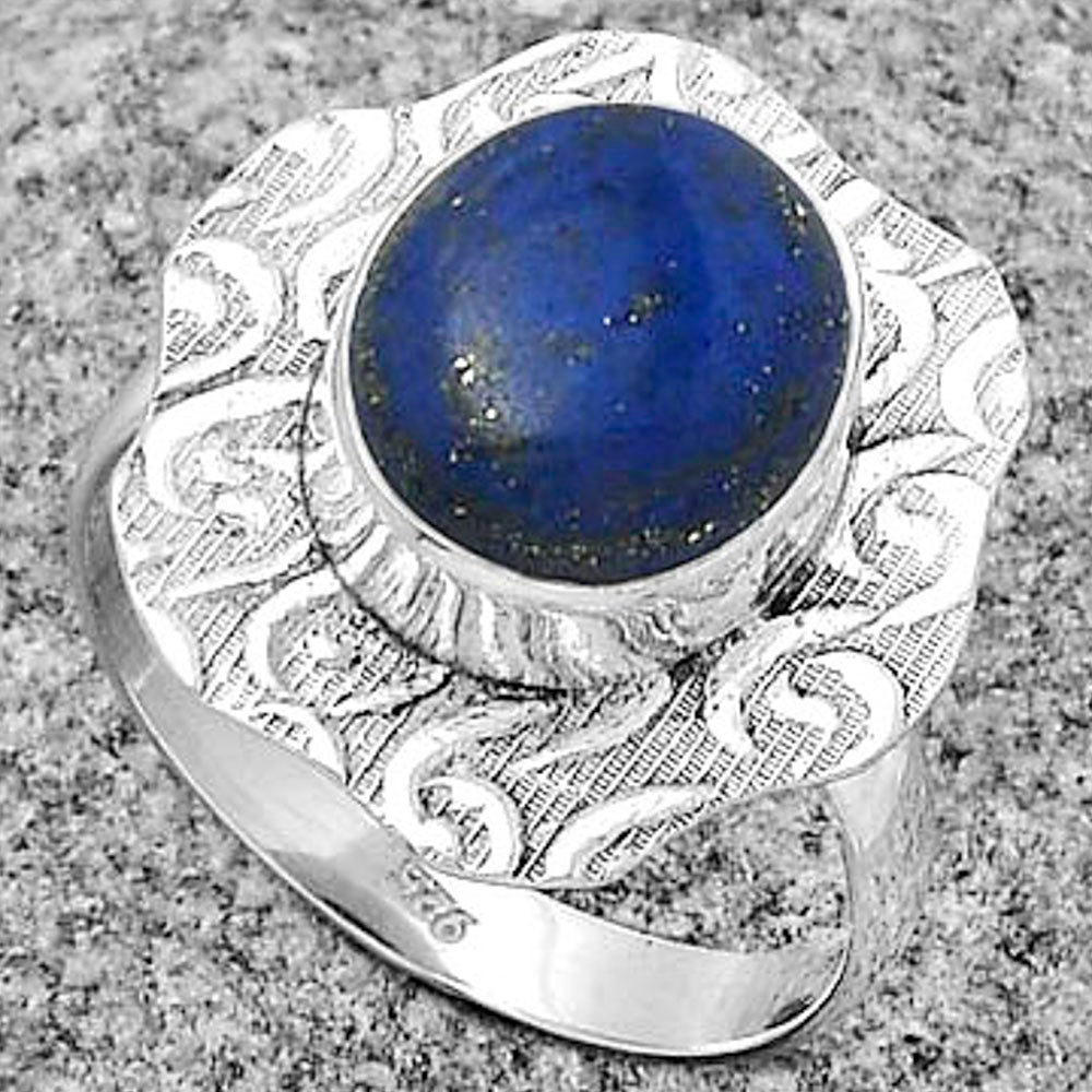 Natural Lapis - Afghanistan Ring size-7 R-1090 SDR179710