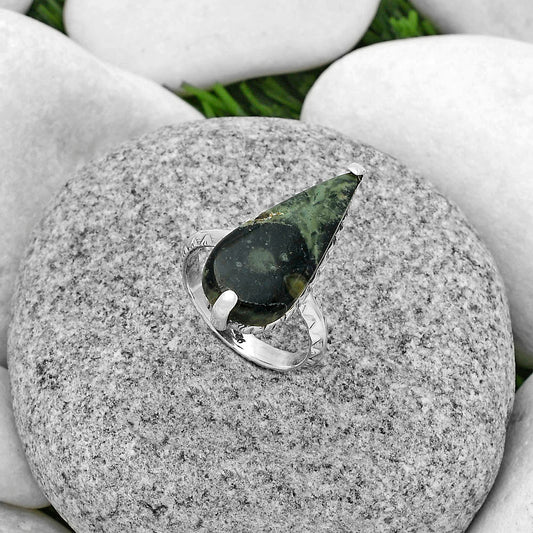 Natural Star Galaxy Jasper Ring size-7 R-1089 SDR179719