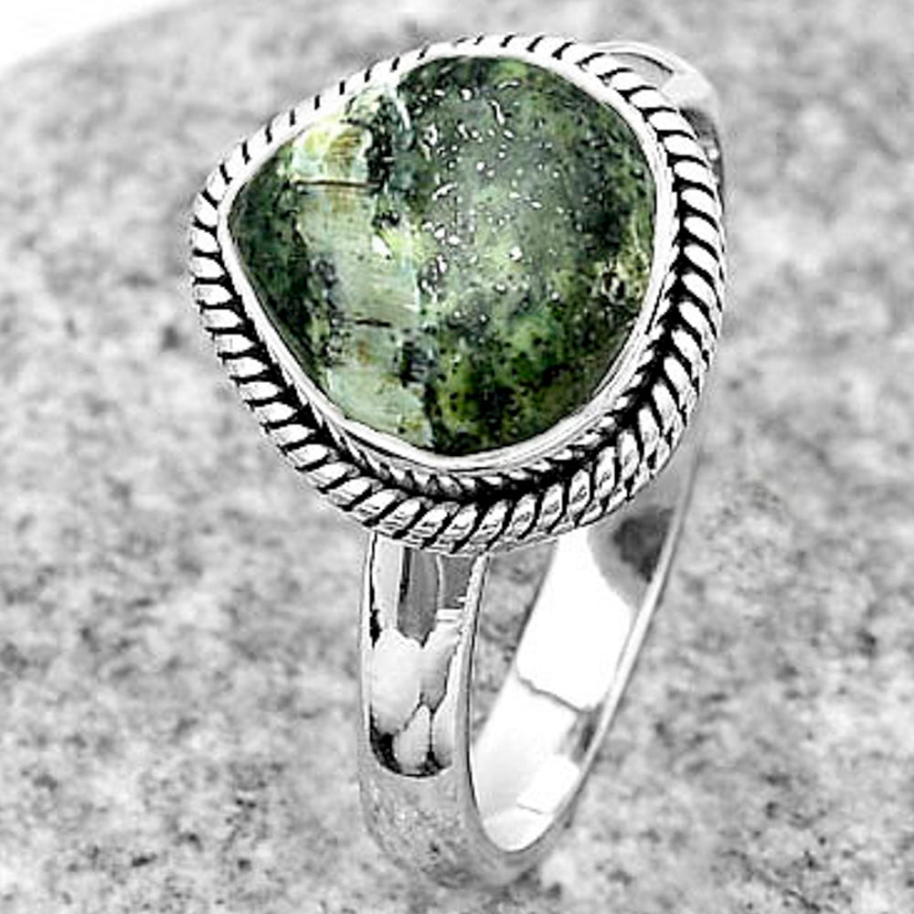 Natural Chrysotile Ring size-7 R-1009 SDR180404