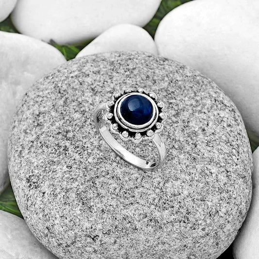 Blue Fire Labradorite - Madagascar Ring size-8 R-1124 SDR180612