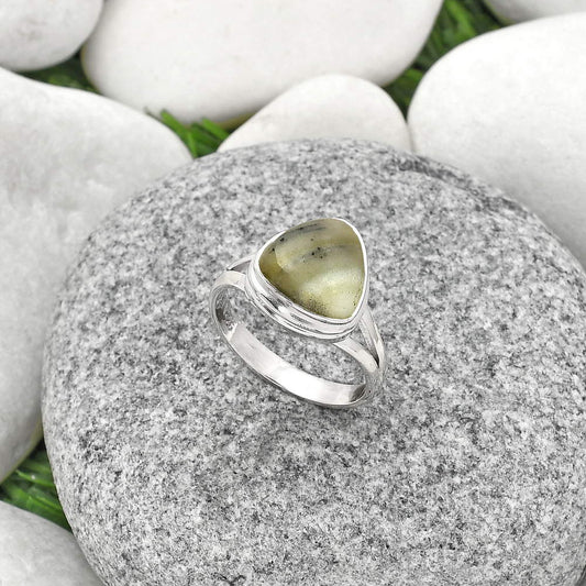 Natural Serpentine Ring size-7 R-1008 SDR181226