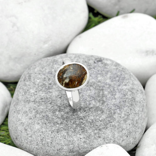 Natural Wild Horse Jasper Ring size-8 R-1004 SDR181575
