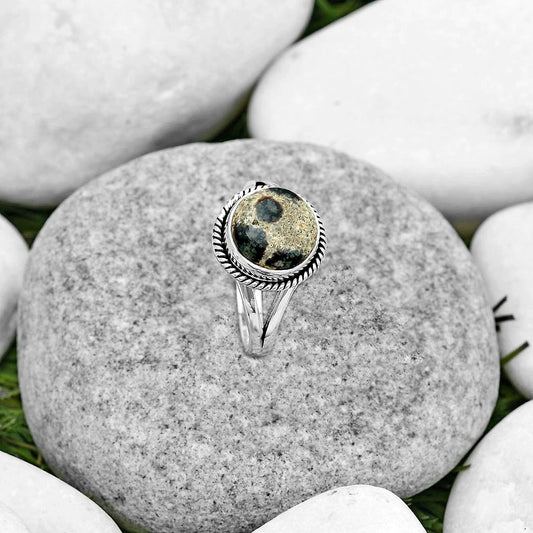 Natural Viper Skin Jasper Ring size-8 R-1010 SDR181675