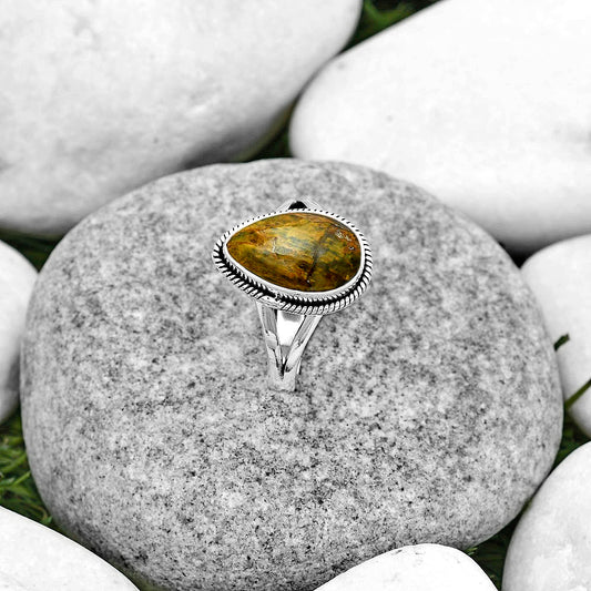 Natural Nellite Ring size-7.5 R-1010 SDR181703