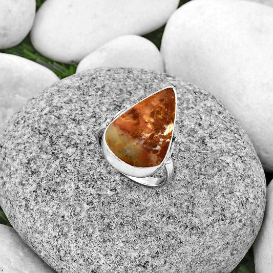 Natural Imperial Dedise Jasper Ring size-8 R-1198 SDR182748