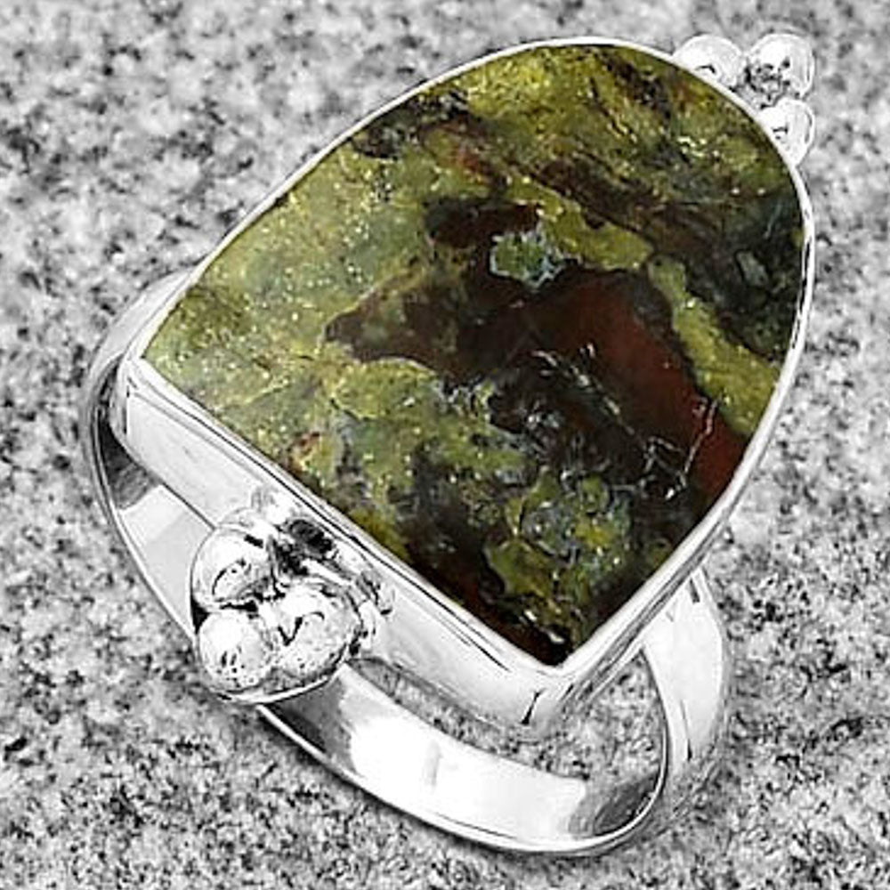 Dragon Blood Stone - South Africa Ring size-7 R-1091 SDR182821