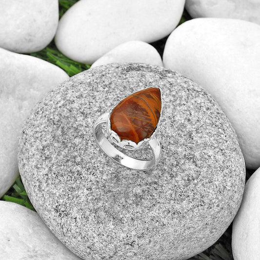 Natural Noreena Jasper Ring size-7 R-1428 SDR183505