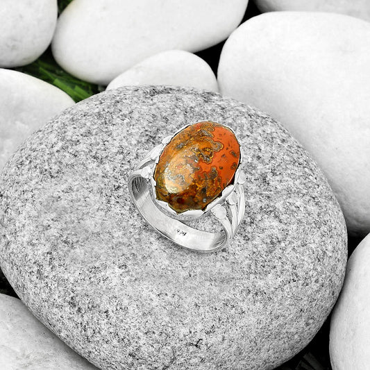 Natural Rare Cady Mountain Agate Ring size-8.5 R-1338 SDR184390
