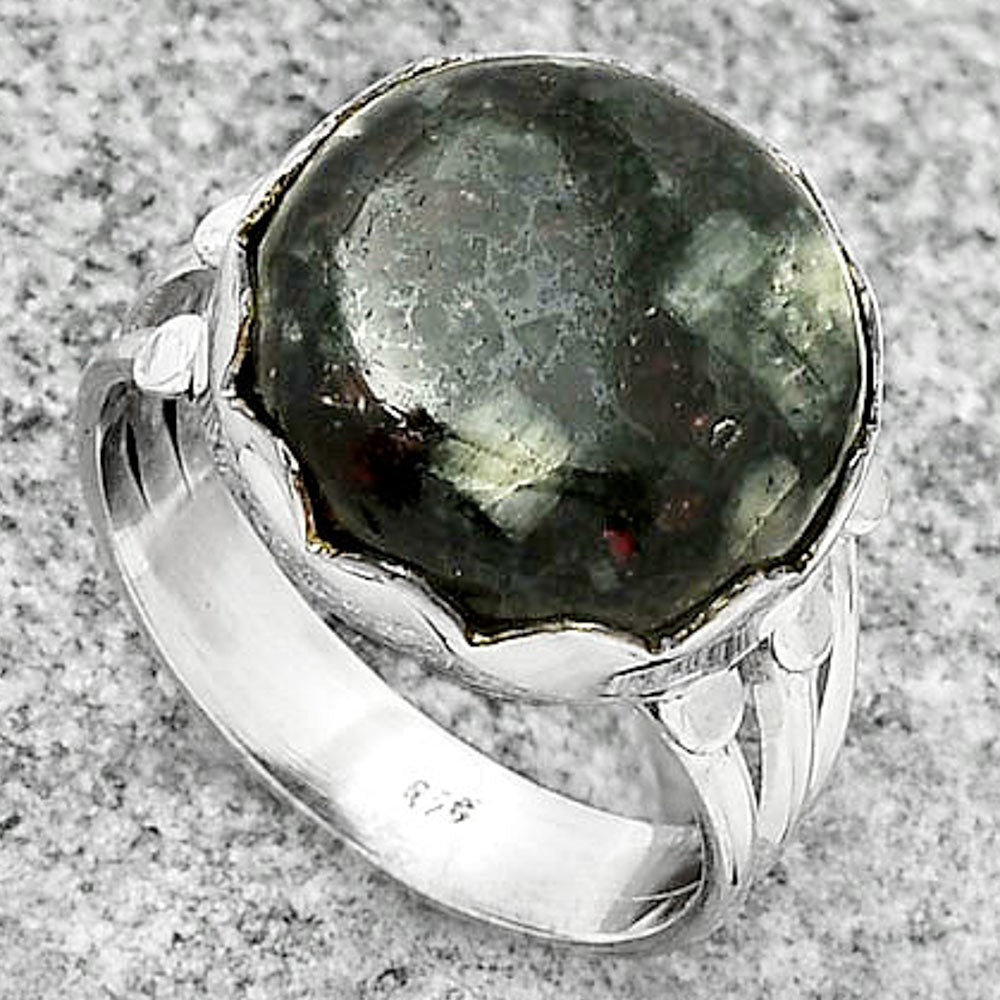 Natural Russian Eudialyte Ring size-9 R-1338 SDR184433