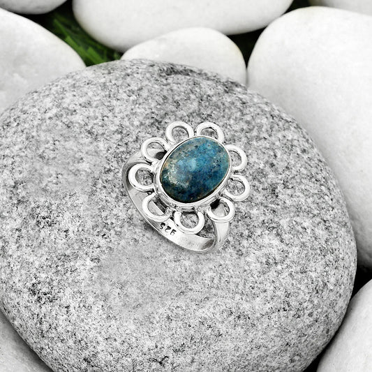 Natural Blue Scheelite - Turkey Ring size-7 R-1527 SDR184437