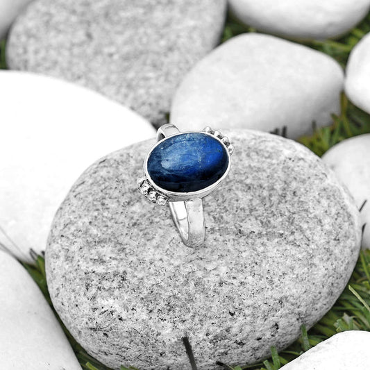 Blue Fire Labradorite - Madagascar Ring size-7 R-1102 SDR185107