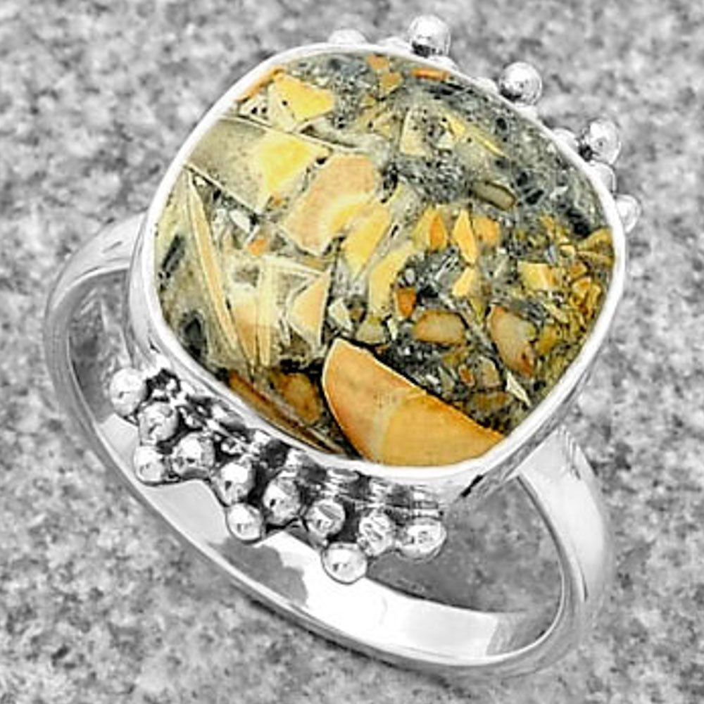 Natural Maligano Jasper Indonesia Ring size-8.5 R-1223 SDR185207