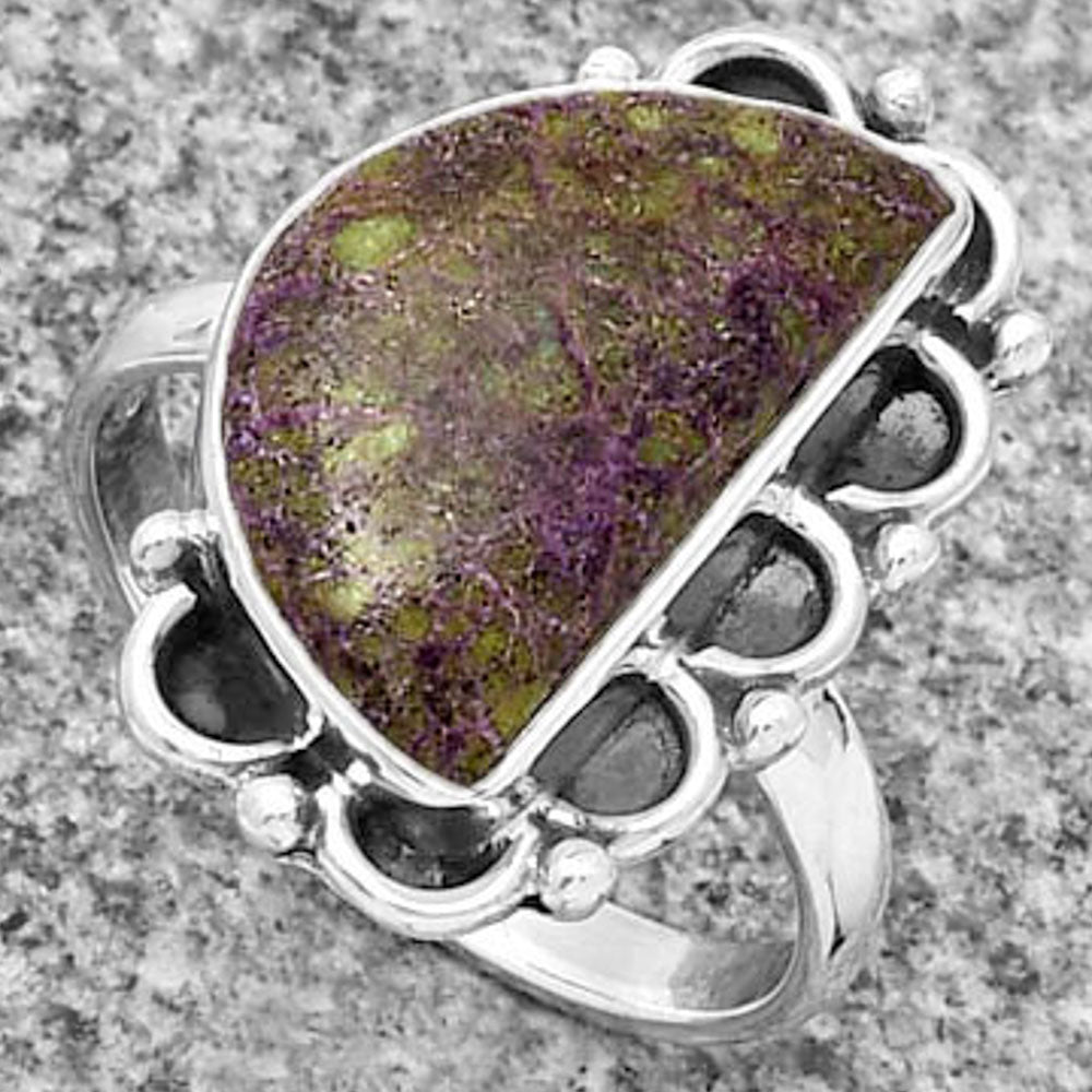 Natural Purpurite - South Africa Ring size-8 R-1216 SDR185238