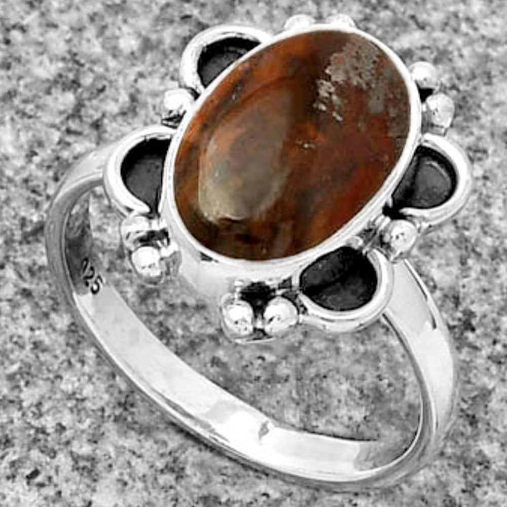 Natural Cherry Creek Ring size-7 R-1103 SDR185301