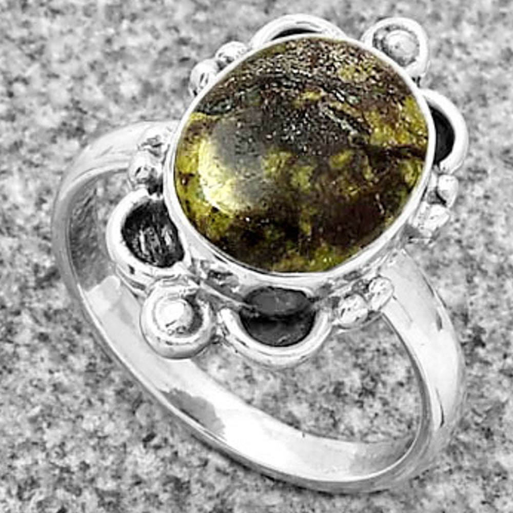 Dragon Blood Stone - South Africa Ring size-7.5 R-1103 SDR185313