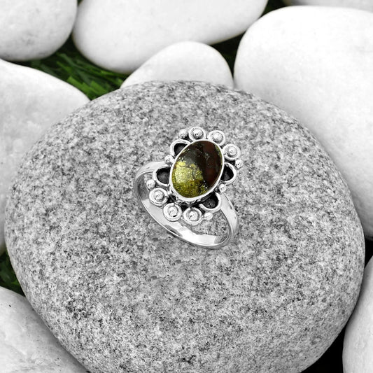 Dragon Blood Stone - South Africa Ring size-7 R-1207 SDR185354