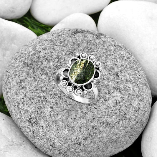 Natural Chrysotile Ring size-7 R-1207 SDR185359