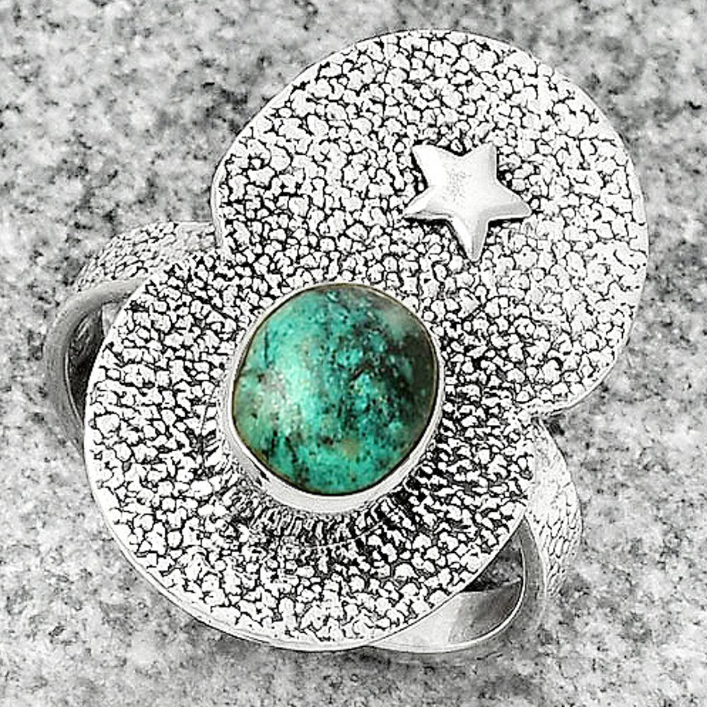 Star - Natural Larsonite Jasper Ring size-9 R-1290 SDR185481