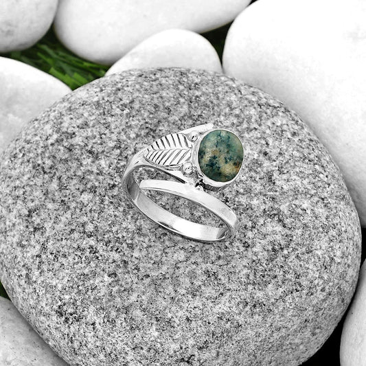 Natural Blue Scheelite - Turkey Ring size-8.5 R-1410 SDR185687