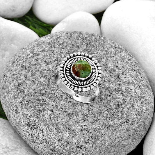 Boulder Chrysoprase - Australia Ring size-8 R-1388 SDR185770