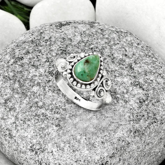 Natural Larsonite Jasper Ring size-7 R-1283 SDR186678