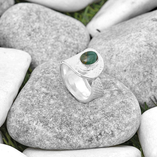 Adjustable Natural Larsonite Jasper Ring size-6 R-1319 SDR187165